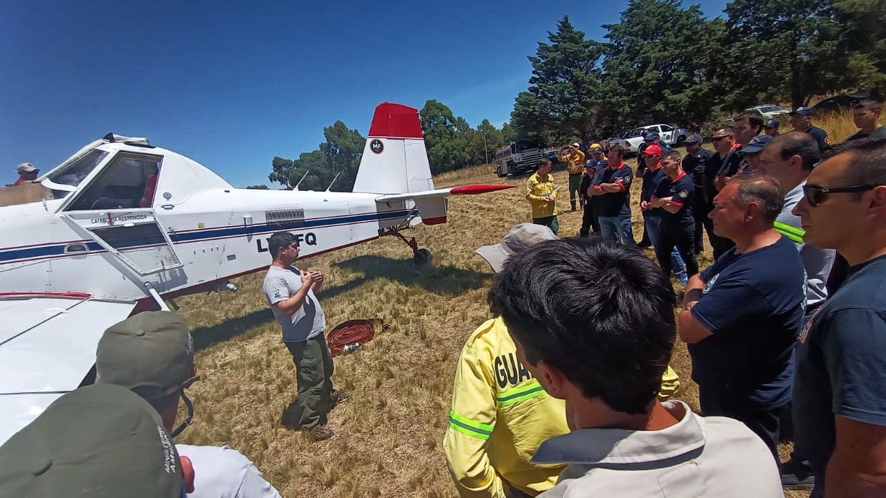 Foto de El Ministerio de Ambiente de la Provincia realizó una capacitación en manejo de incendios en Tornquist