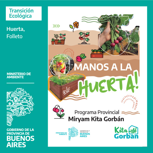 Manos a la Huerta! - Kita Gorbán - Folleto