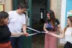 Vilar y Raitelli en Brandsen: entrega de bicicletas a escuelas e inauguración de espacio comunitario de educación ambiental PBxA